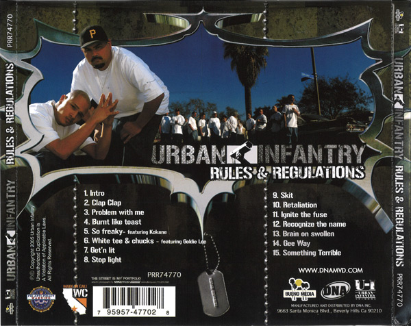 Urban Infantry - Rules & Regulations Chicano Rap